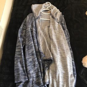 Blue and hollister cardigan